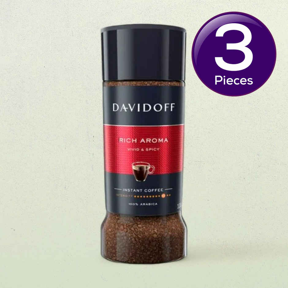 Davidoff Rich Aroma Arabica and Robusta Light Instant Coffee Combo