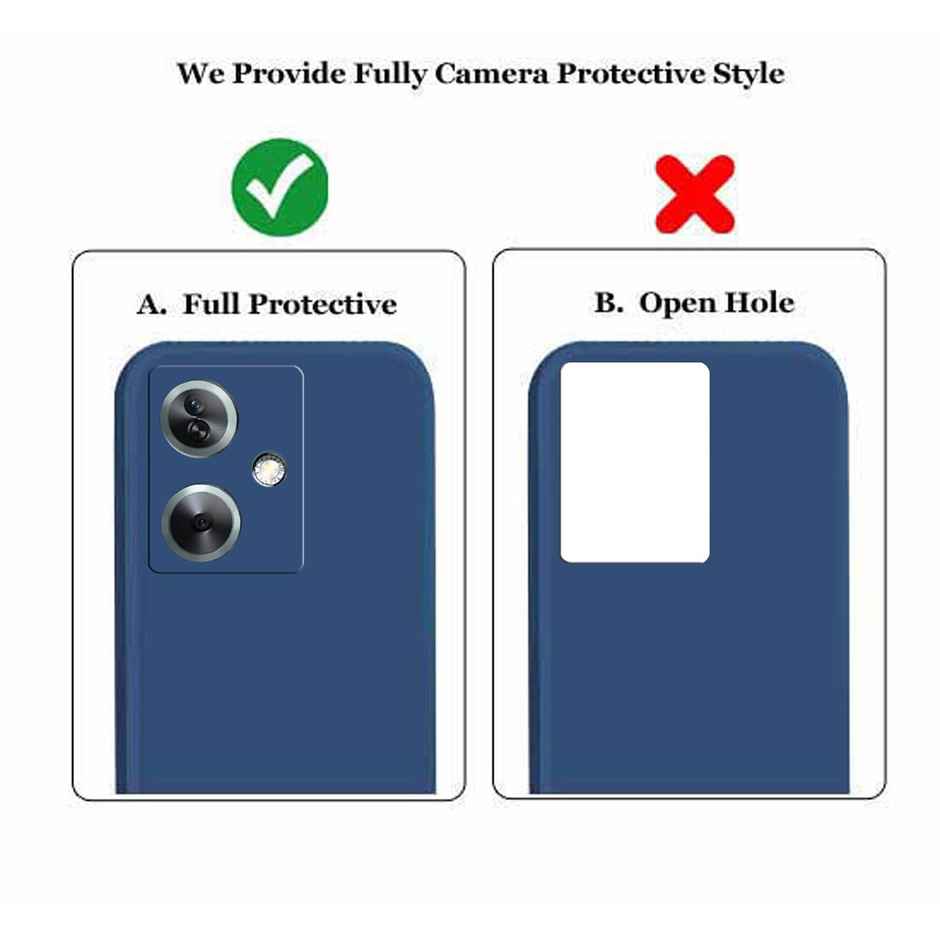 Artistque Case for Oppo A79 5g Back Cover - Plain Liquid Silicone Cover