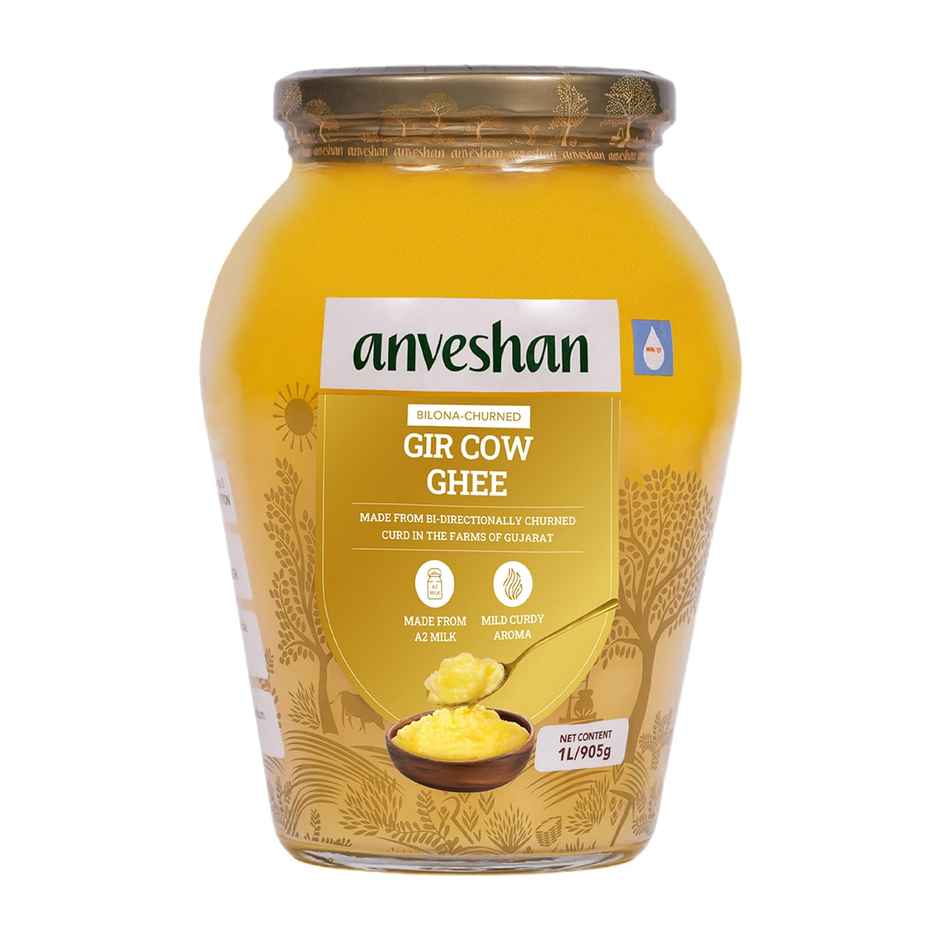 Anveshan A2 Desi Gir Cow Ghee | Bilona Churned