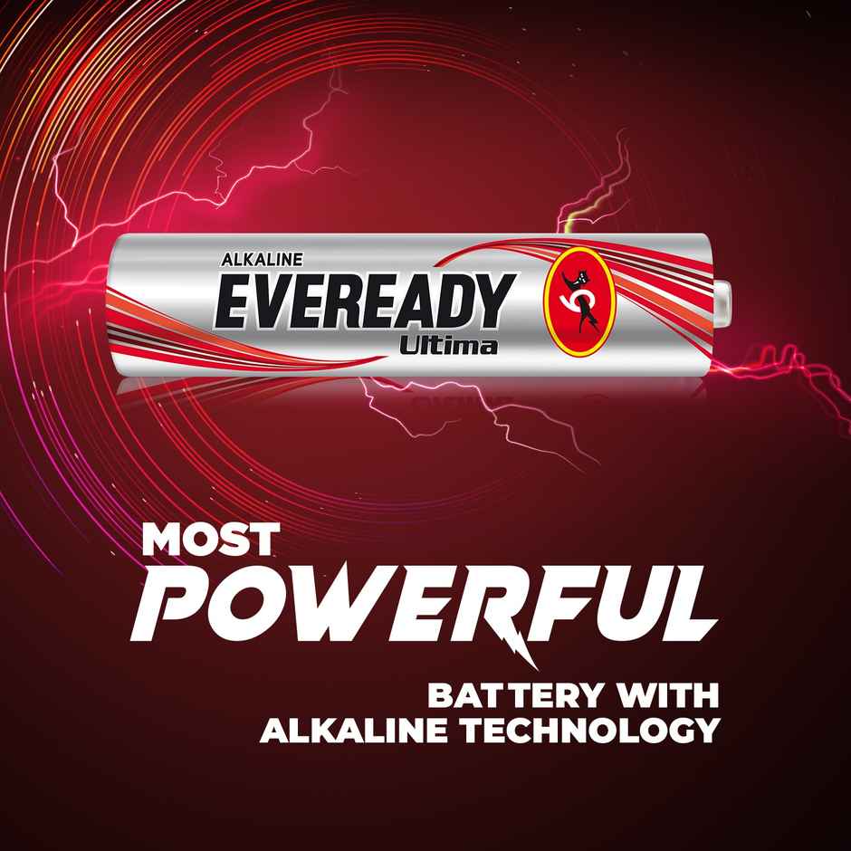 Eveready Ultima Alkaline AAA Battery | Long-lasting|Pack of 6