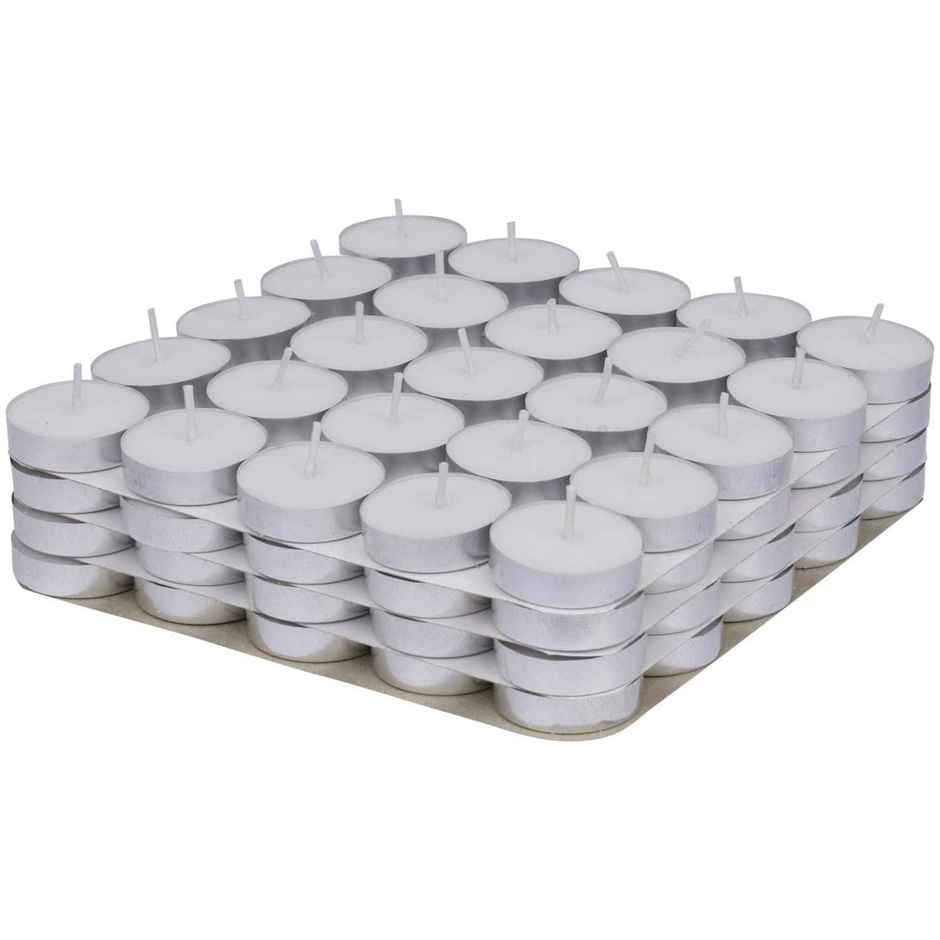 Perpetual Tealight Candles Set | Smokeless | 3-Hour Burn Time | 50 Wax Candles