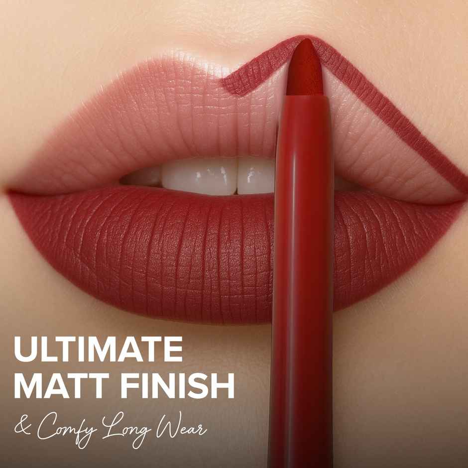 Mila Beaute Pout it Lip Liner I Long Lasting and Enriched with Squalene | Matte Lip Liner