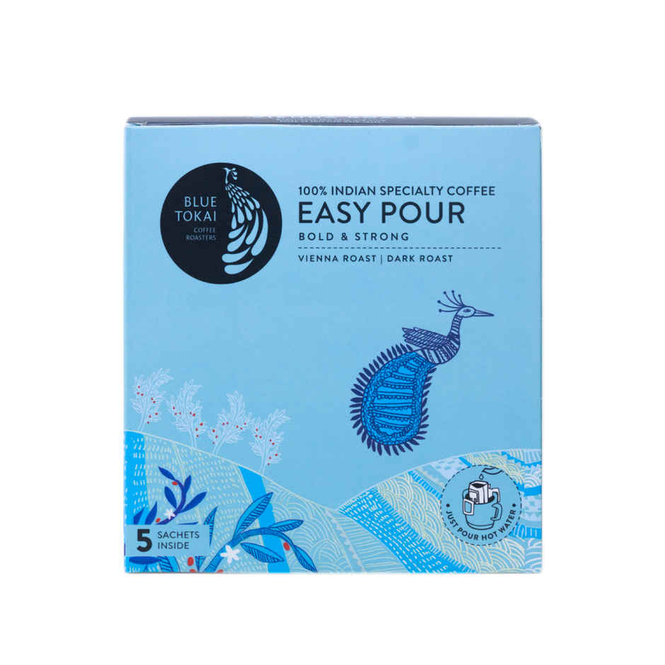 Blue Tokai Easy Pour Vienna Dark Chocolate Dark Roast Hot Brew Coffee