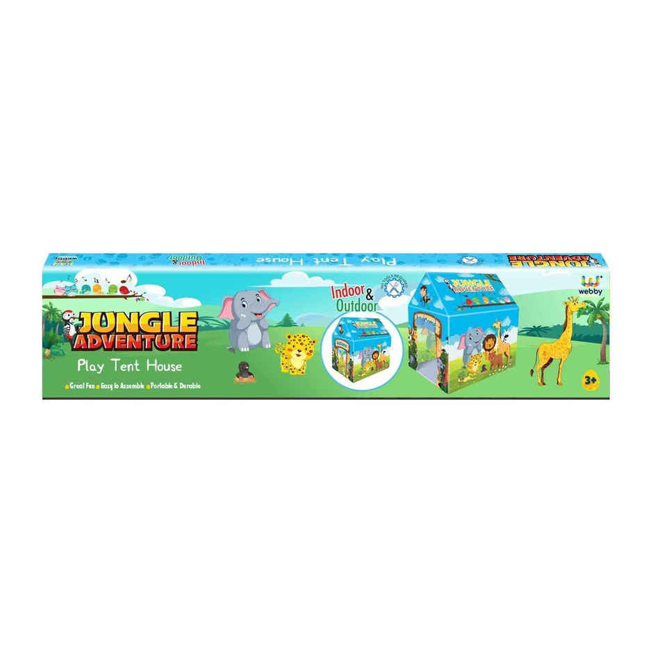 Webby Jungle Theme Kid's Play Tent House | 2+ years | Toy Home for Girls and Boys