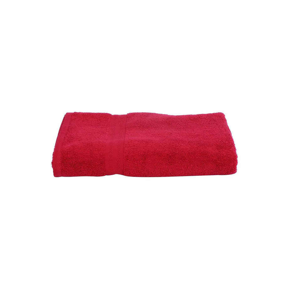 Bianca Ultra Soft Zero Twist 100% Cotton Towel | Aerocore Tech Solid - Burgundy