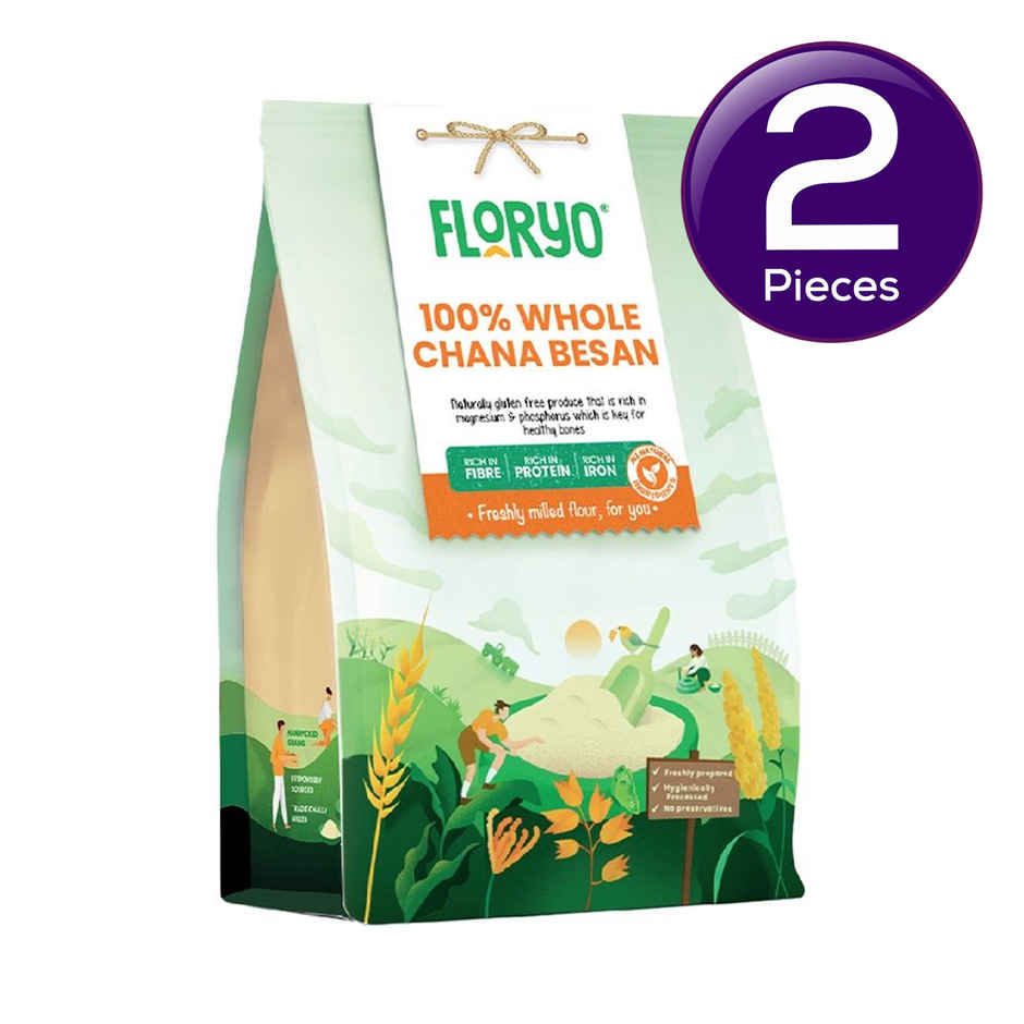 Floryo Whole Chana Besan Combo