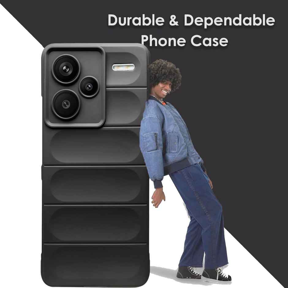 Artistque Case For Mi Redmi Note 13 Pro Plus 5g Back Cover - Liquid Stripe Cover Silicone