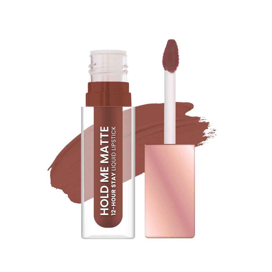 Swiss Beauty Hold Me Matte Liquid Lipstick - 05 Lusty Rusty