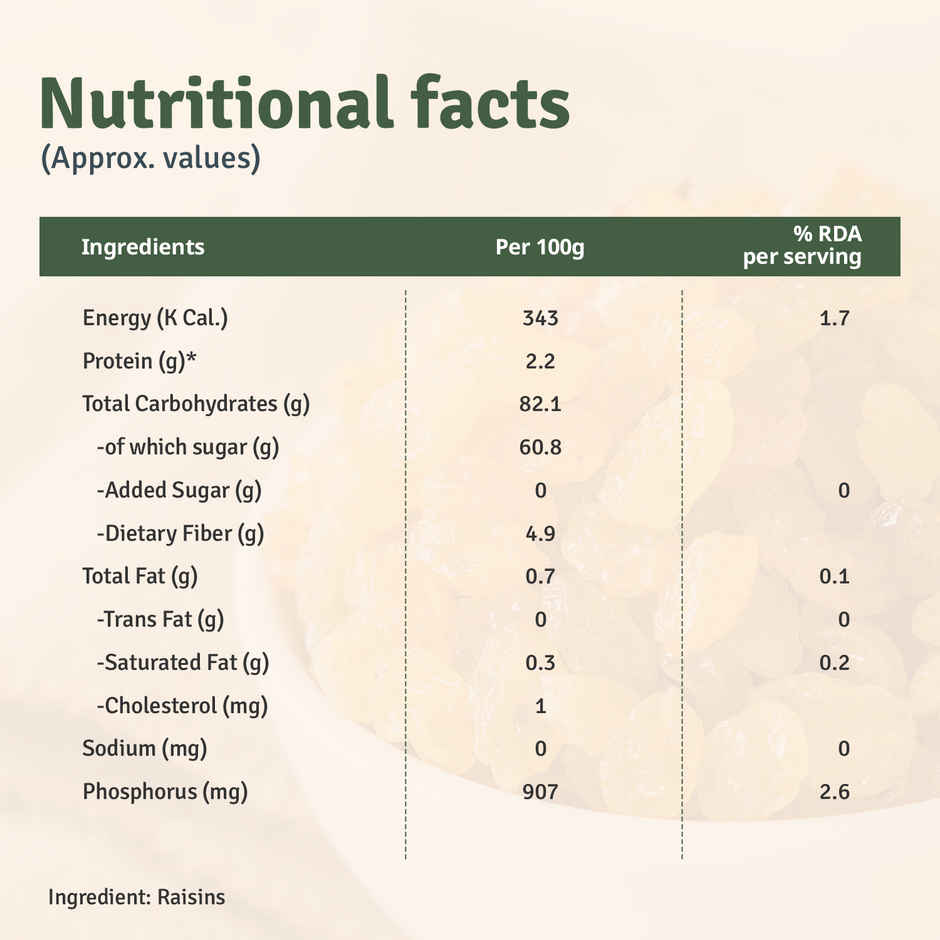 FarMart Pantry Pure Premium Seedless Raisins | Kishmish