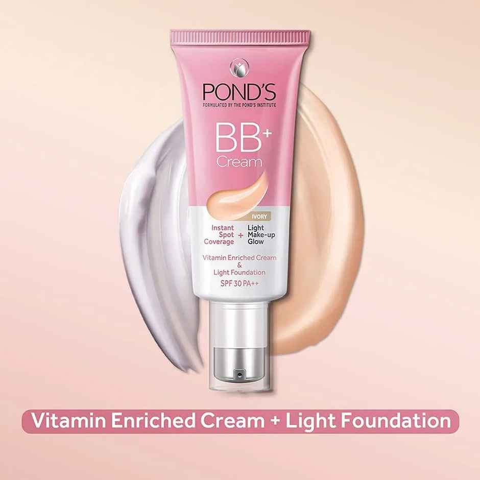Pond's Bb+ Cream Instant Spot Coverage + Light Make-Up Glow Natural