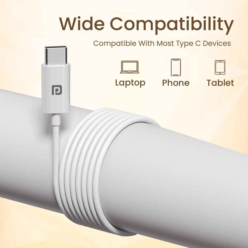 Portronics Conch Sigma C In-Ear Type-C Wired Earphones with In-Line HD Mic, Powerful Audio | White