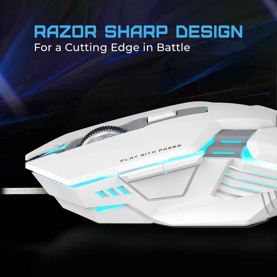 EvoFox Spectre Gaming Mouse USB - White