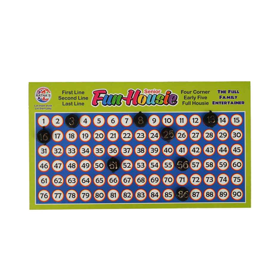 Ratna's Fun Housie Sr.| 180 Tickets | Assorted