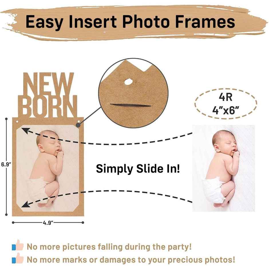 1-12 Month Old Baby Birthday Photo Banner | Party Propz
