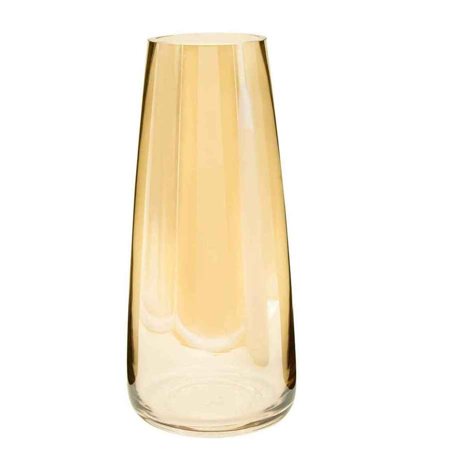 Tied Ribbons Decorative Glass Vase Without Flowers