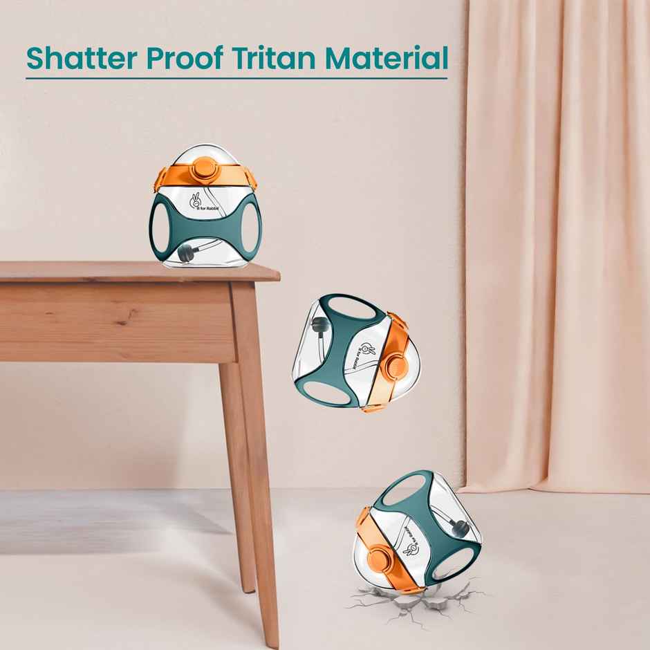 R for Rabbit Tritan Bumble 330 ml Baby Sipper Water Bottle Green