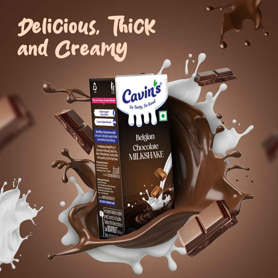 Cavin's Belgian Chocolate Milkshake