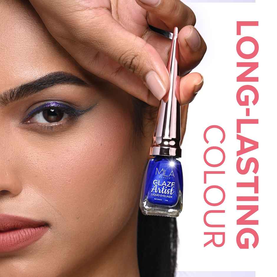 Mila Beaute Glaze Artist Liquid Eyeliner Waterproof & Smudge Proof Magical - Grey