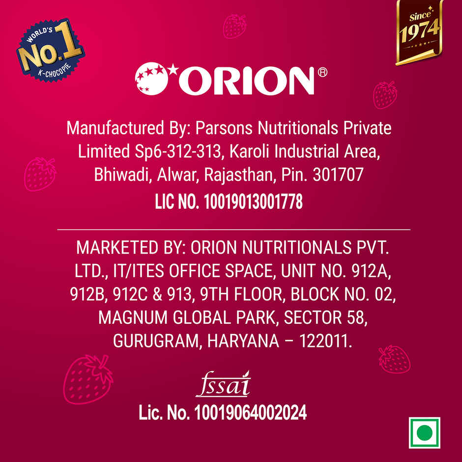 Orion Strawberry Chocopie
