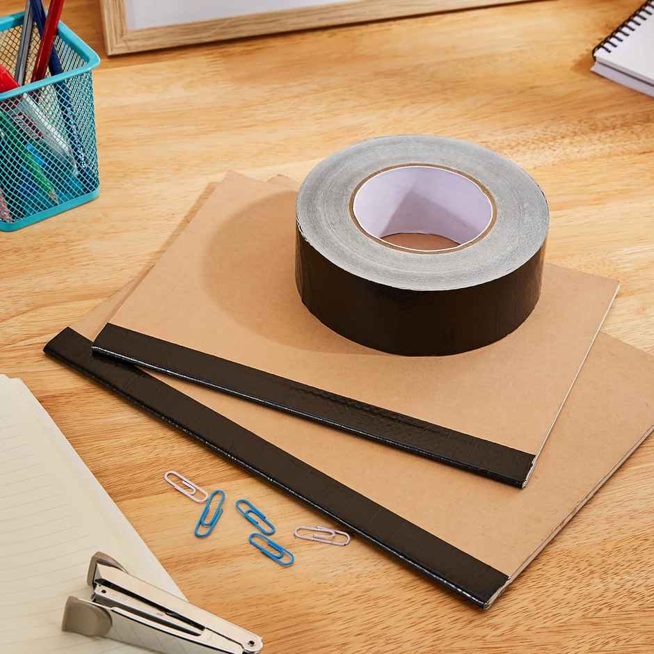 Lumivolt 0.5 INCH Black tape uses in eletricial fitting pack of 1