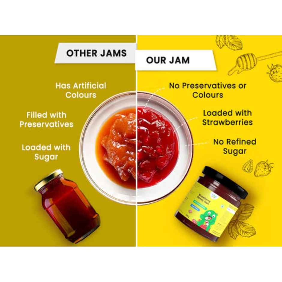 Little Joys Strawberry Honey Jam | No Added Sugar & Preservatives