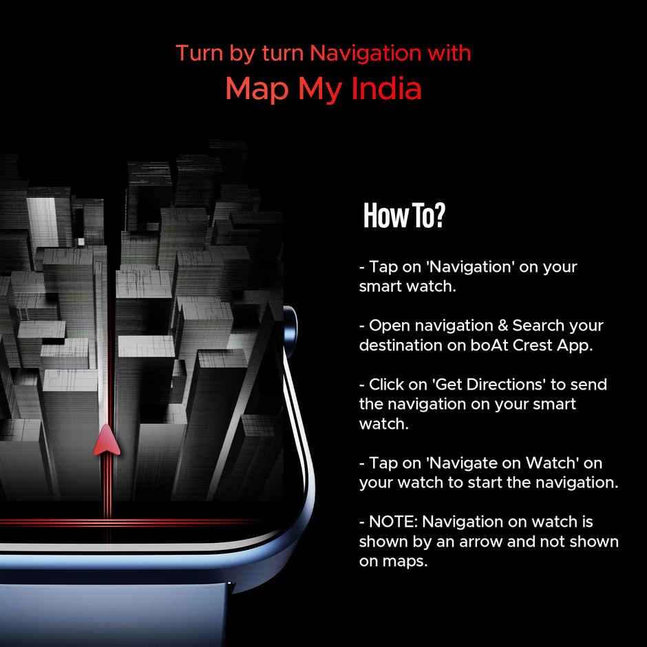 boAt Storm Call 3 Smartwatch | 1.83" Display | BT Calling - Dark Blue