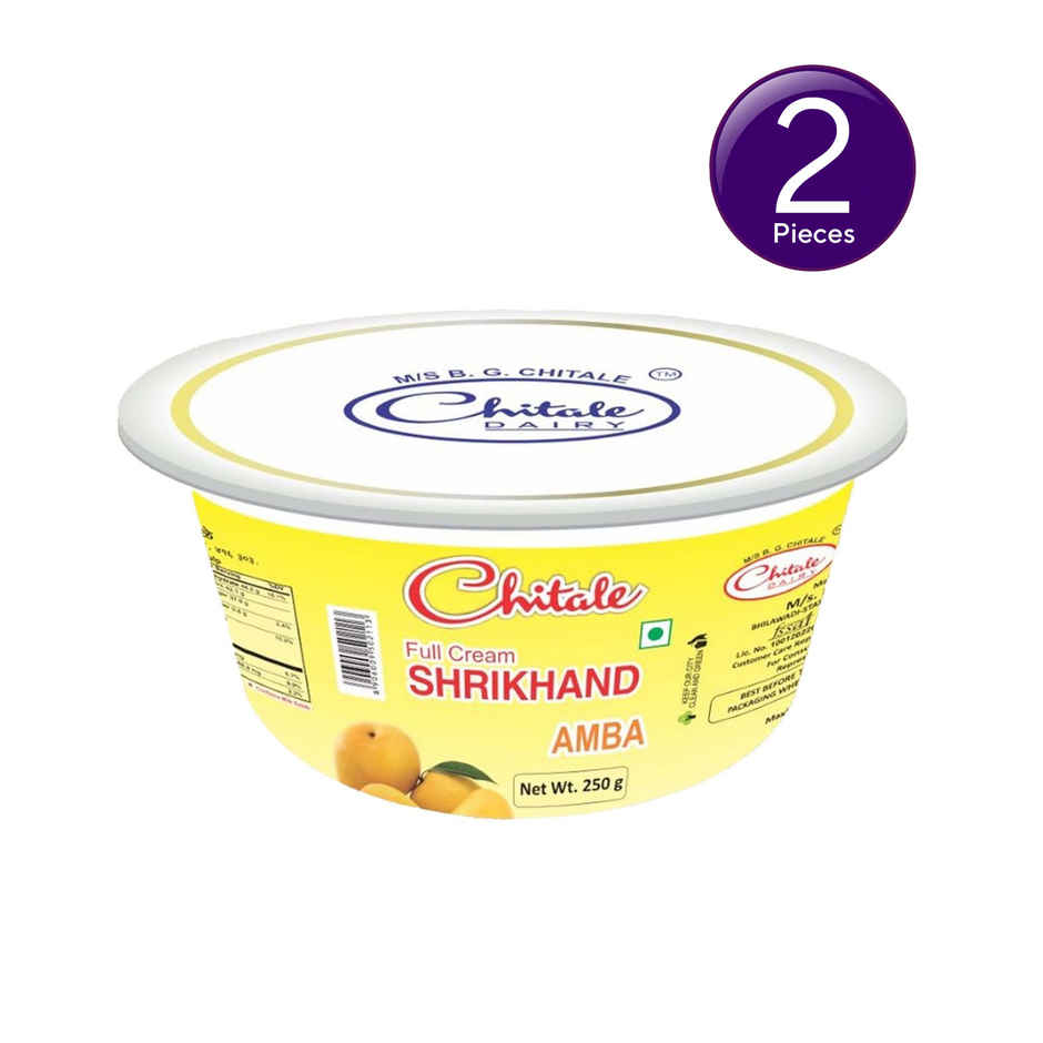 Chitale Full Cream Shrikhand Amba (Mango) Combo  