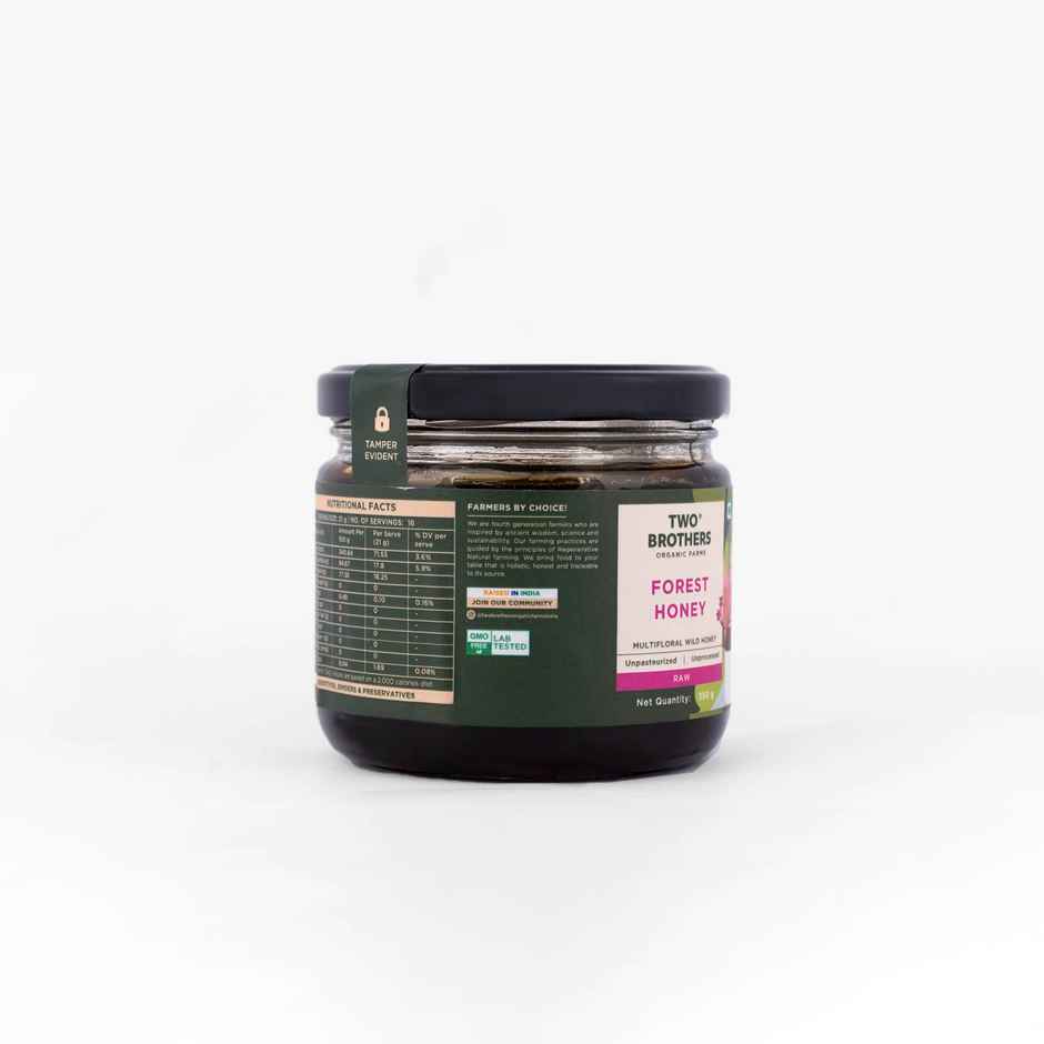 Two Brothers Multifloral Forest Honey | Unpasteurized | Unprocessed Raw Honey