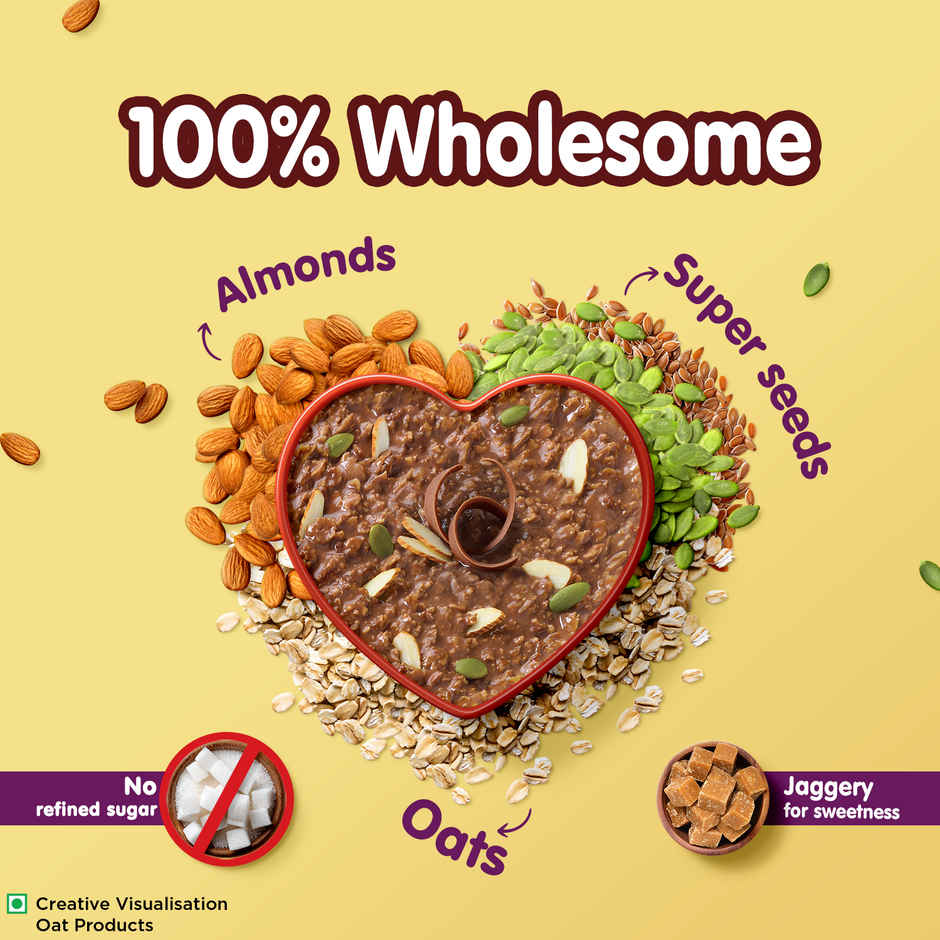 Saffola 25g High Protein Oats | 14g Fibre | No Refined Sugar | Chocolate Flavour