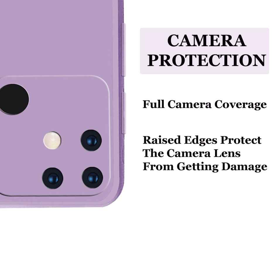 Artistque Case For Realme Narzo 50A Back Cover - Plain Liquid Silicone Cover