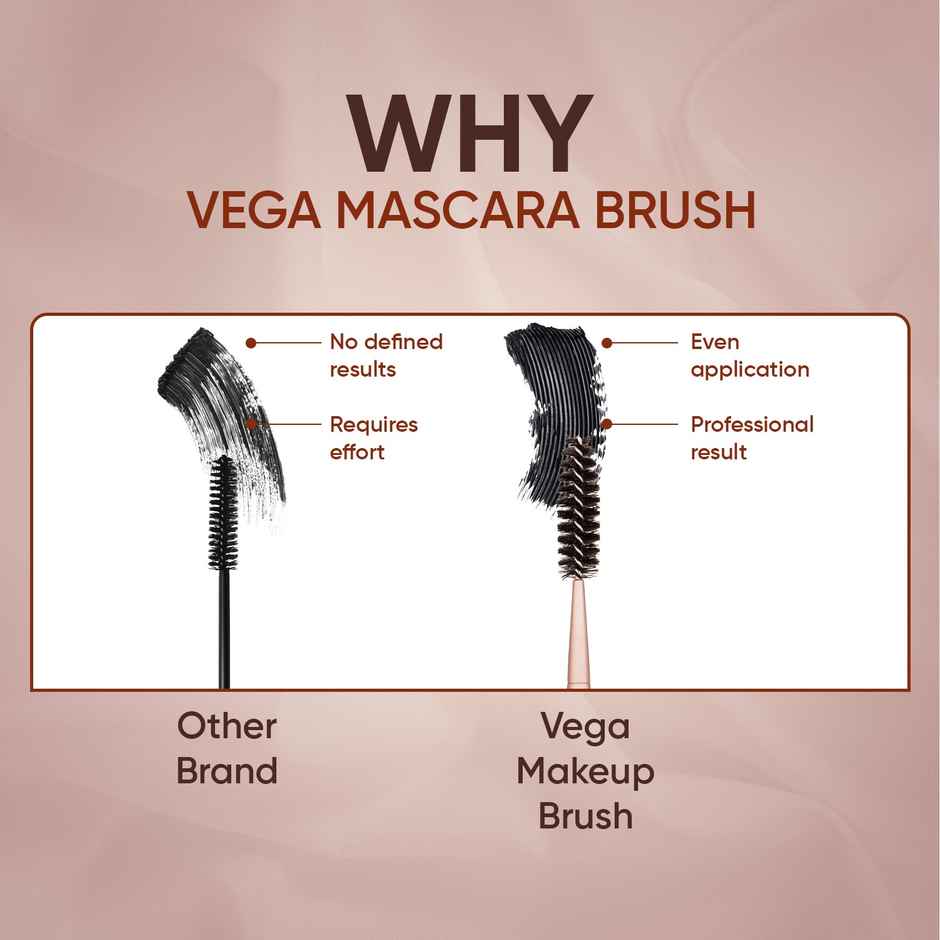 VEGA Eye Groomer for Eyelashes & Eyebrows with Soft Bristles | MBN-09