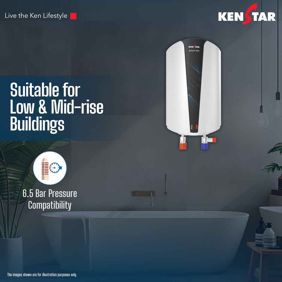 Kenstar JACUZZI NEO 5.5L Electric Instant Water Heater(Geyser)3000-Watts Powerful Heating