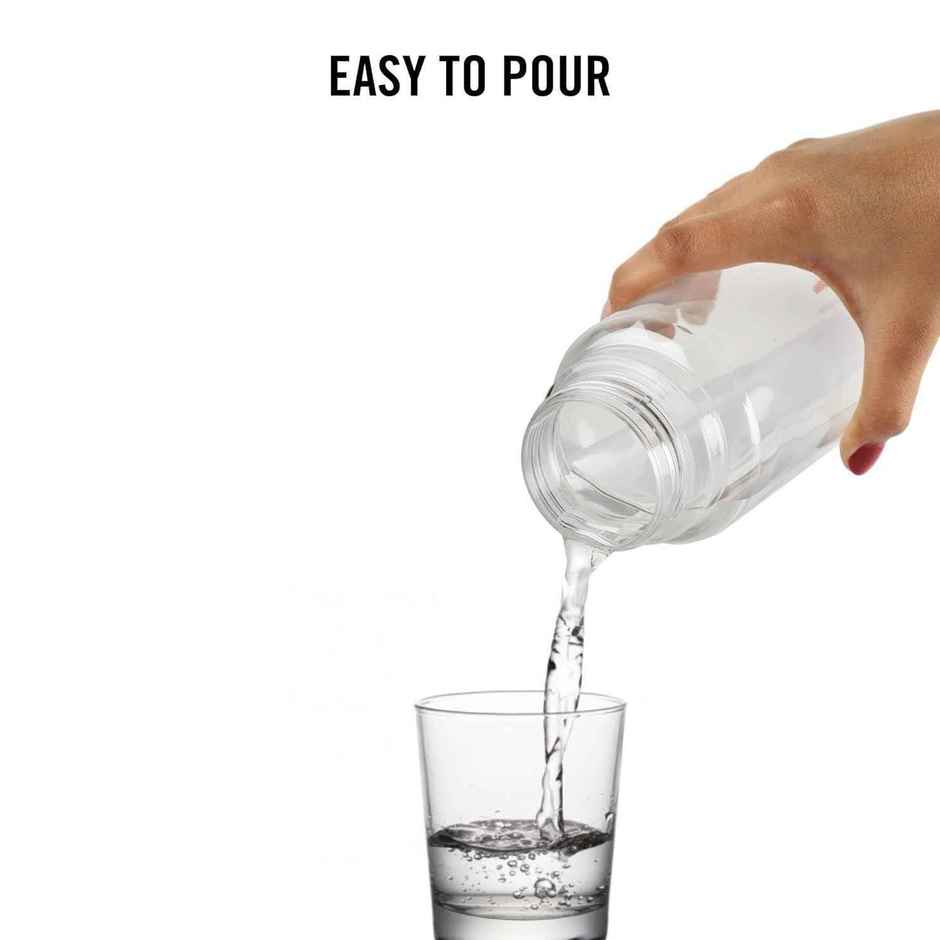 Cello H2O Round Unbreakable Plastic Bottle Leak proof & Break | proof | 1 L