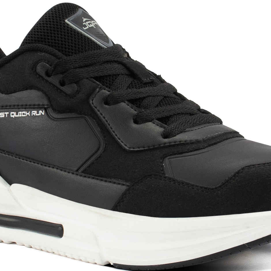 JQR Men's Kevlar Sneakers | Z.Black and B.White - 6