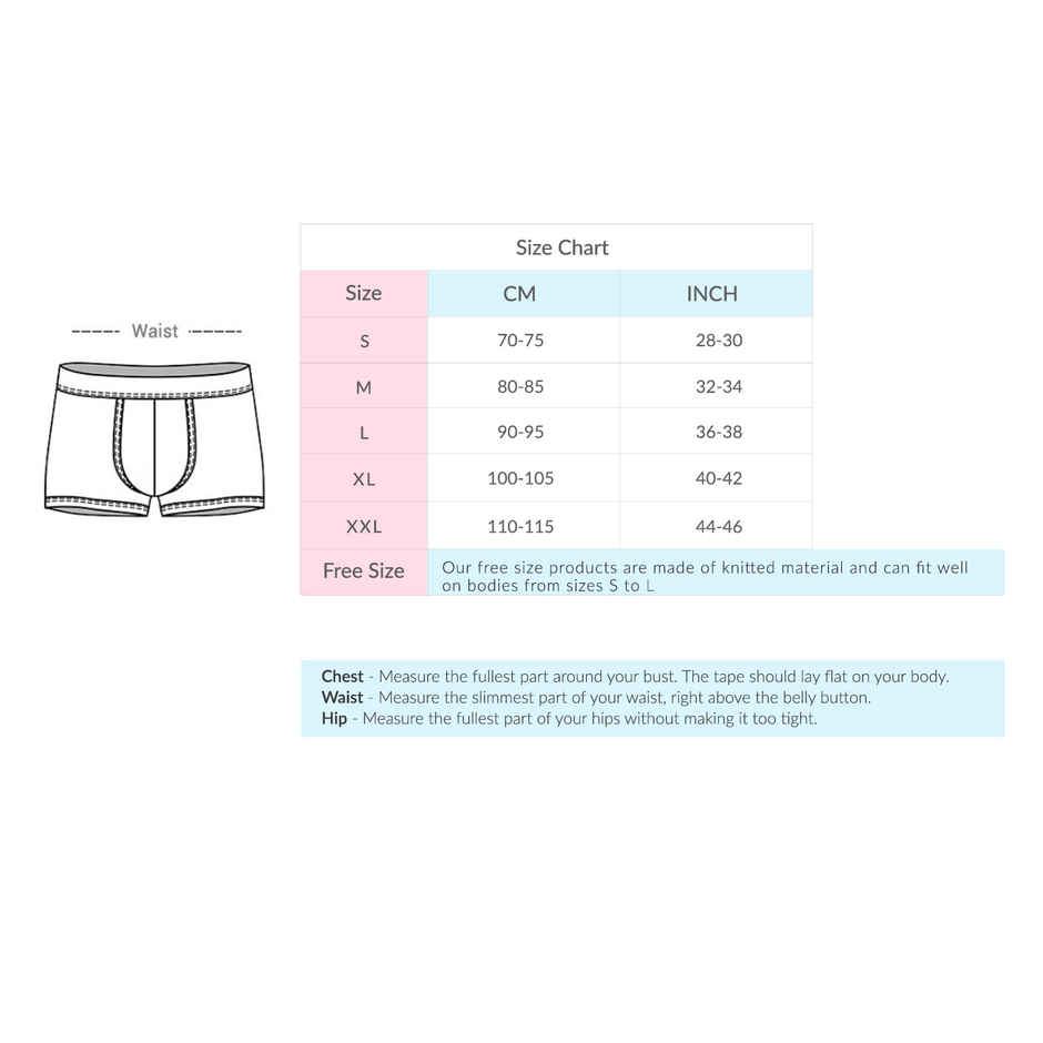 Clovia Women's Mid Waist Hipster Panties with Inner Elastic - 2XL