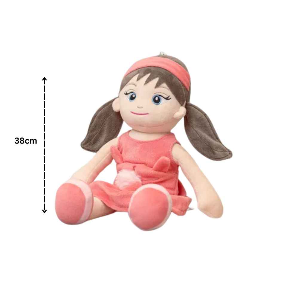Mirada 38Cm Doll With Pom Pom - Coral
