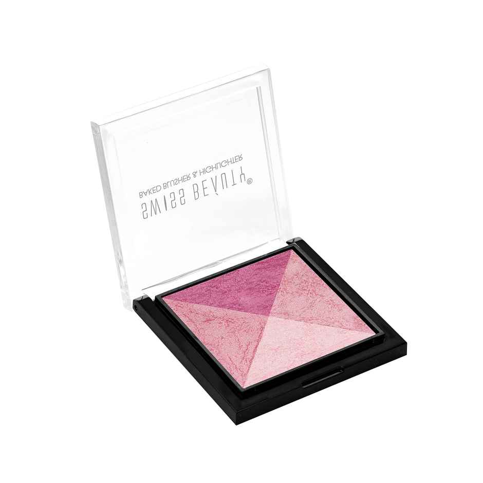 Swiss Beauty Baked Blusher & Highlighter - 03