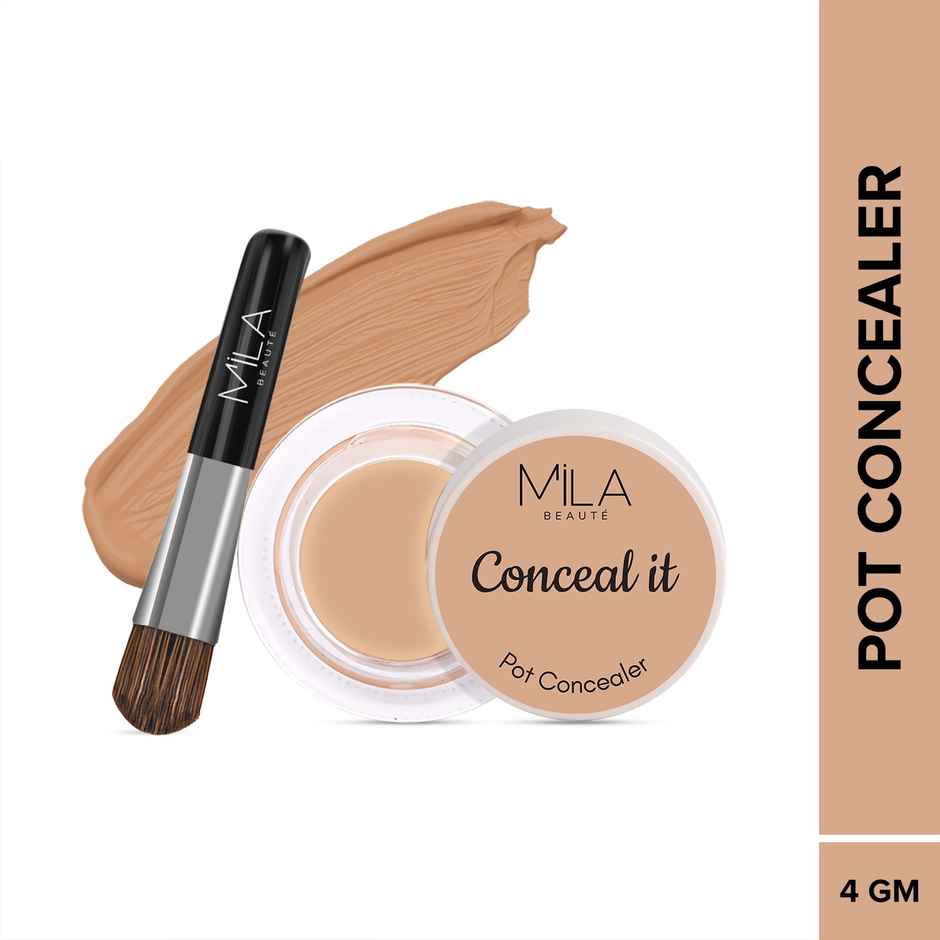 Mila Beaute Conceal It Pot Concealer Spf15 Natural Matte Finish - 09 Hazelnut