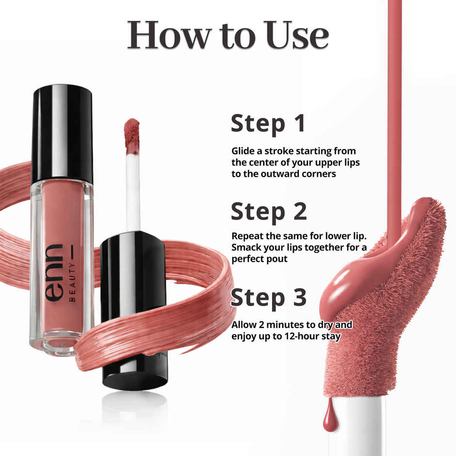 ENN Beauty Matte Liquid Lipstick | Long Lasting & Smudge Resistant