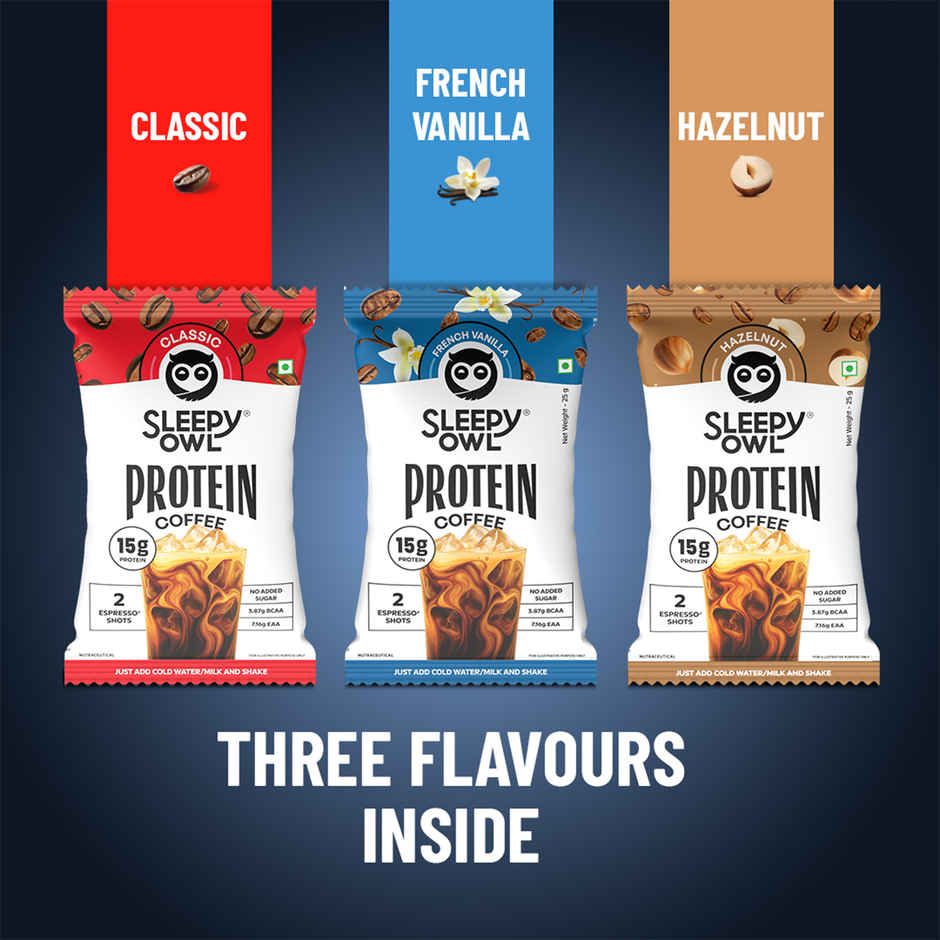 Sleepy Owl Assorted Protein Cold Coffee Premix Sachets