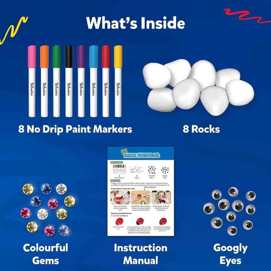 Skillmatics Mess Free Rock Painting
