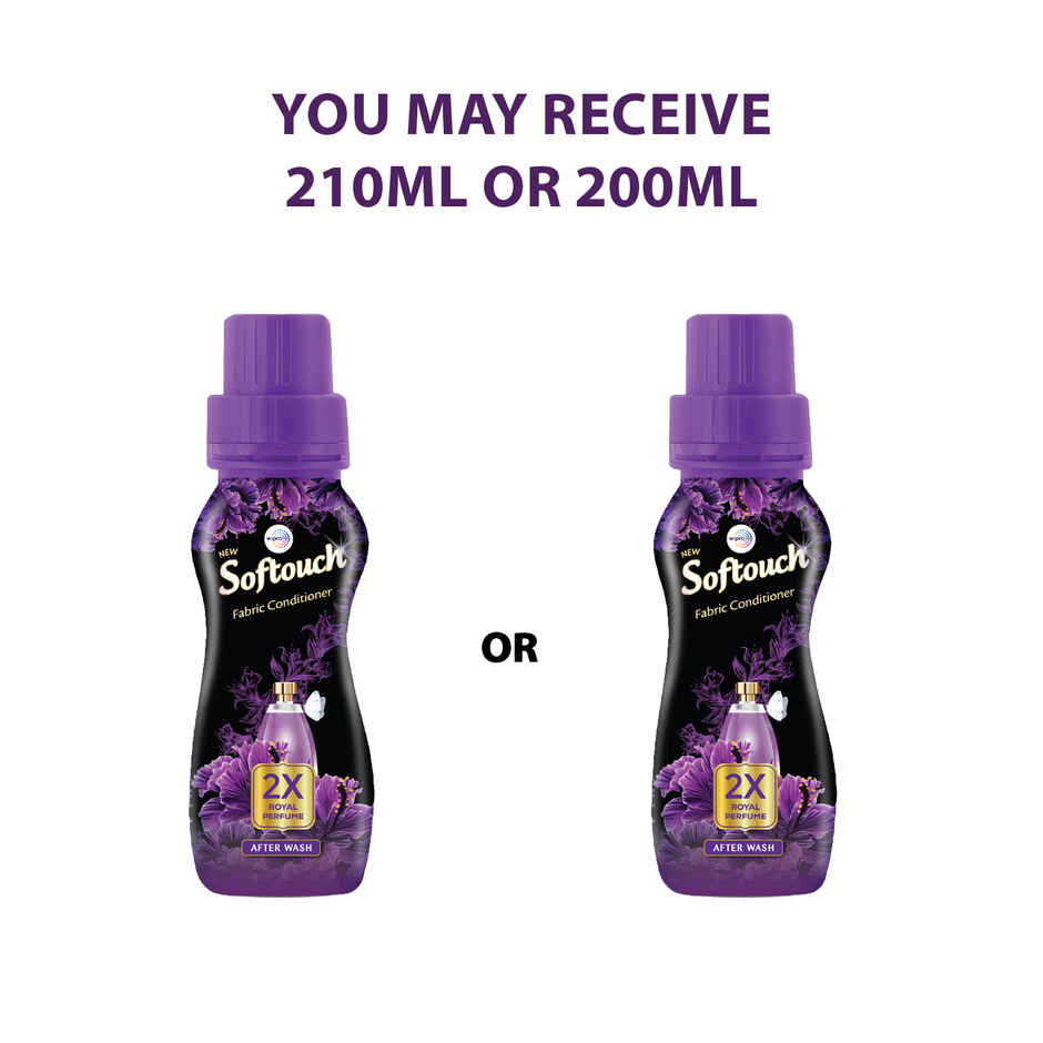 Wipro Softouch Royal Perfume Fabric Conditioner (Purple)
