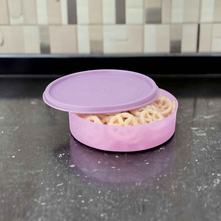 Joyo Fresherware Round Khakhra, Papad, Roti Storage Container, 750ml, Assorted