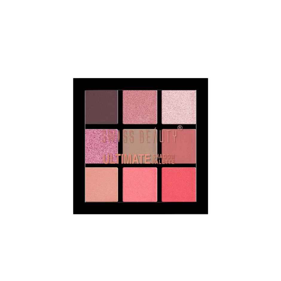 Swiss Beauty Ultimate 9 Pigmented Colors Eyeshadow Palette - Shade 06