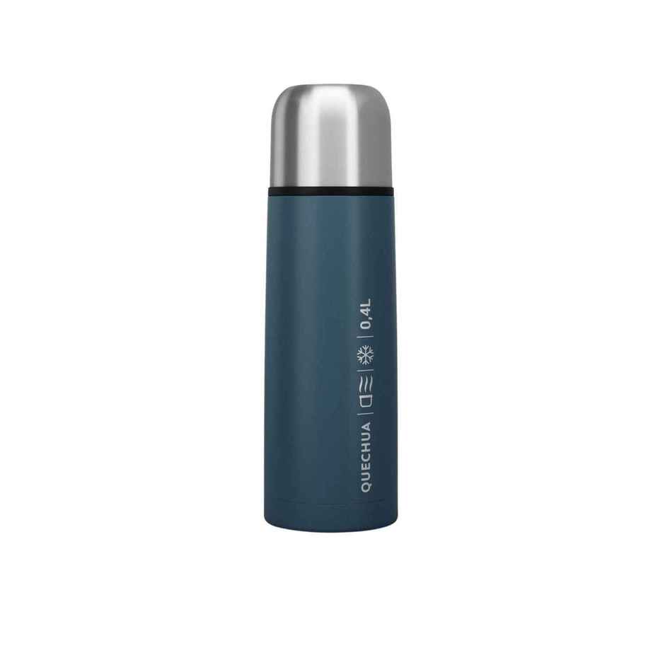 Decathlon | Quechua Stainless Steel Isothermal Flask With Cup, 400 ml | Blue