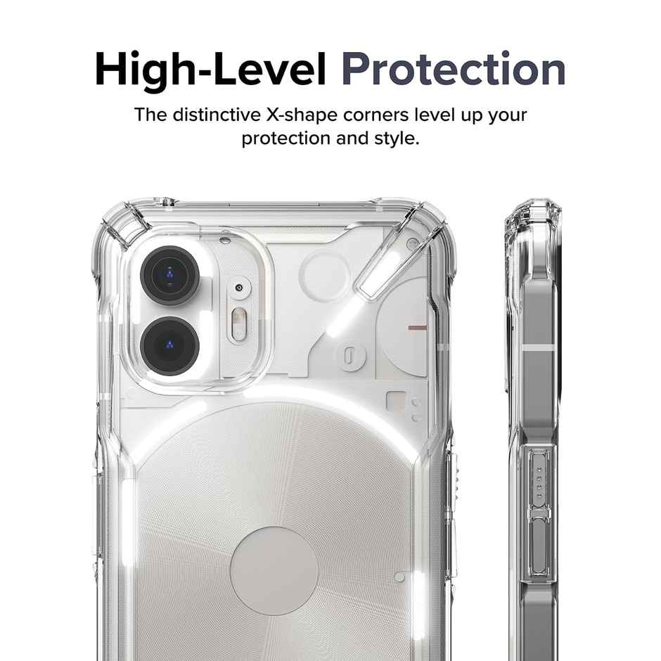 Ringke Nothing Phone | 2 Back Cover Case | Fusion X - Clear