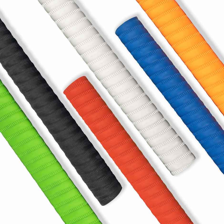 Vector X Rubber Coil Cricket Bat Grip For Better Shock Absorption(Pack Of 6)