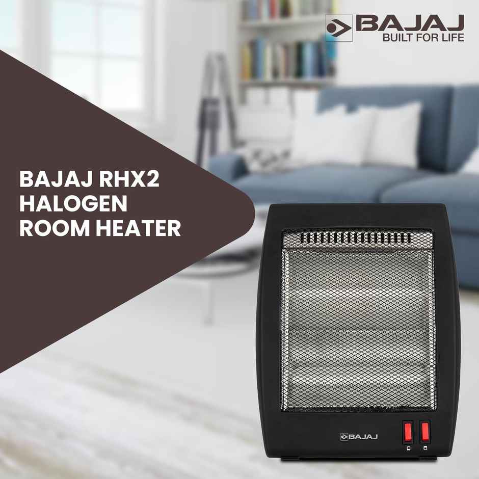 Bajaj RHX 2 New Halogen Room Heater, Black