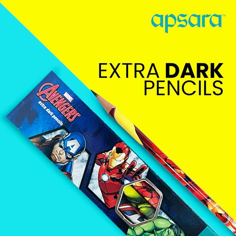 Apsara Marvel Avengers Extra dark pencil Pk-10