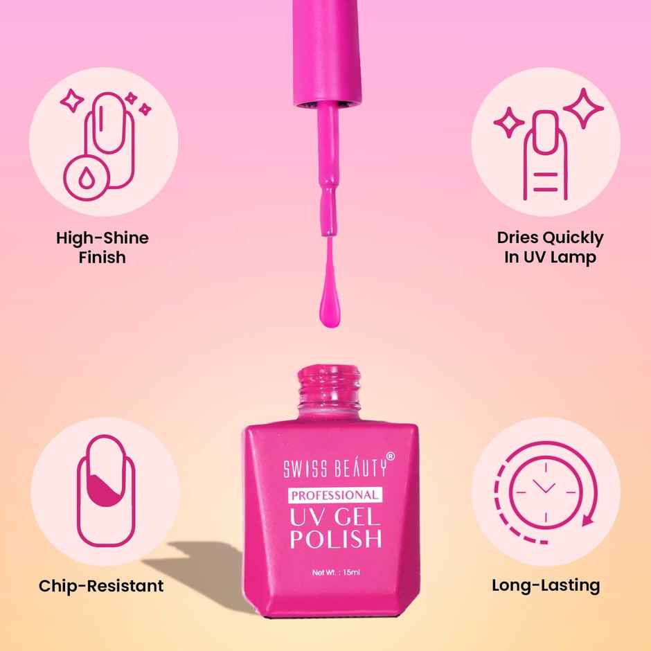 Swiss Beauty Professional Uv Gel Nail Polish | Shade 29 | High-Shine Gel Finish